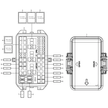 Caja de fusibles · variante A