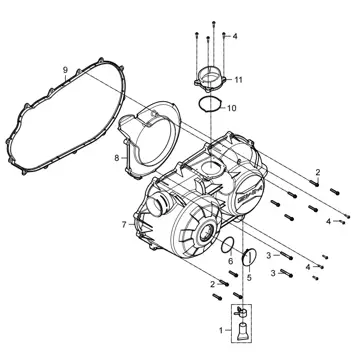 Tapa del CVT · variante B