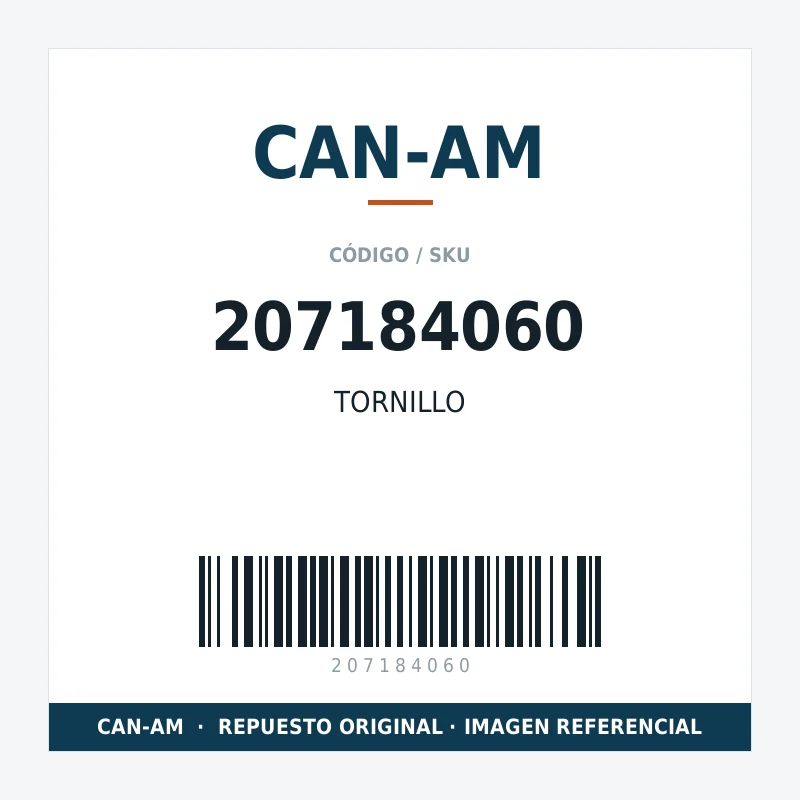TORNILLO CAN-AM 207184060