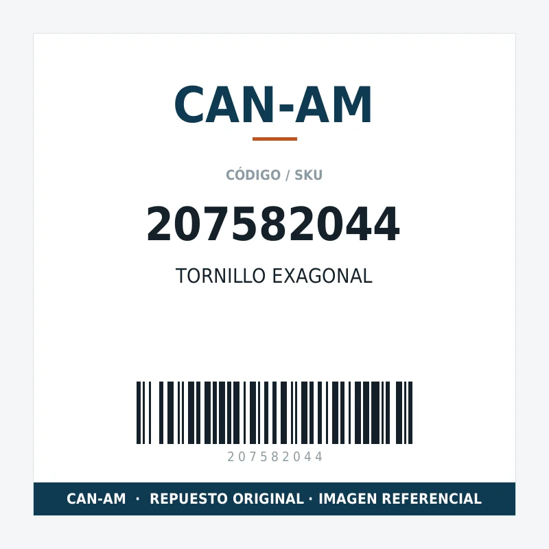 TORNILLO EXAGONAL CAN-AM 207582044