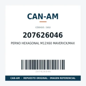 PERNO HEXAGONAL M12X60 MAVERICK/MAX CAN-AM 207626046
