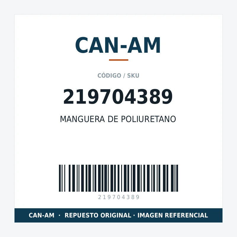 MANGUERA DE POLIURETANO CAN-AM 219704389