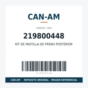 KIT DE PASTILLA DE FRENO POSTERIOR CAN-AM 219800448