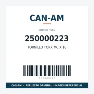 TORNILLO TORX M6 X 16 CAN-AM 250000223