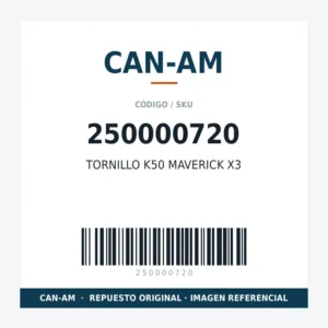 TORNILLO K50 MAVERICK X3 CAN-AM 250000720