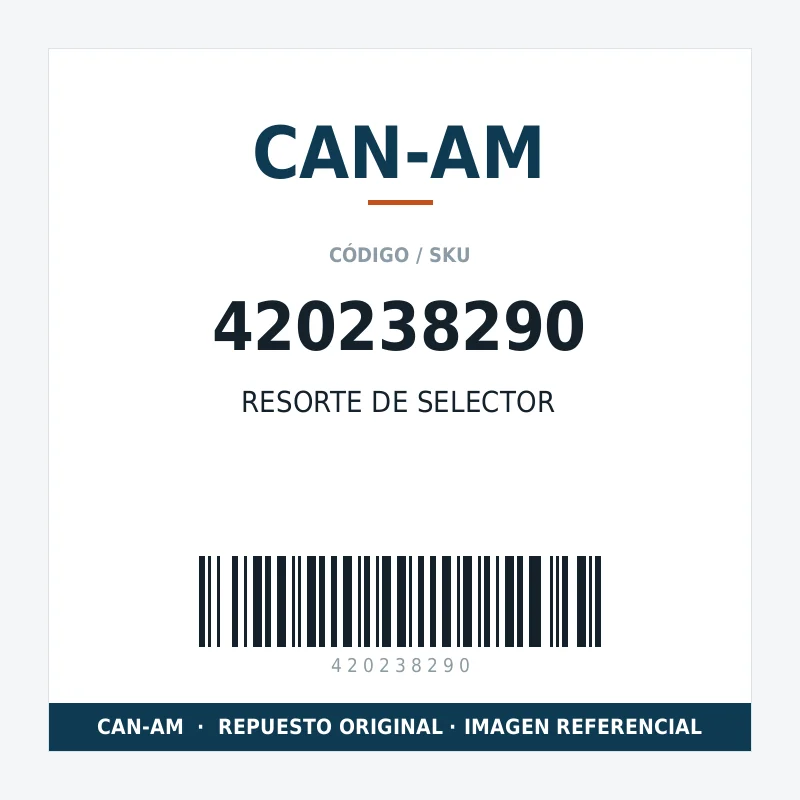 RESORTE DE SELECTOR CAN-AM 420238290