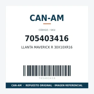 LLANTA MAVERICK R 30X10XR16 CAN-AM 705403416