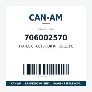 TRAPECIO POSTERIOR RH DERECHO CAN-AM 706002570