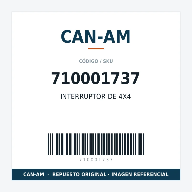 INTERRUPTOR DE 4X4 CAN-AM 710001737