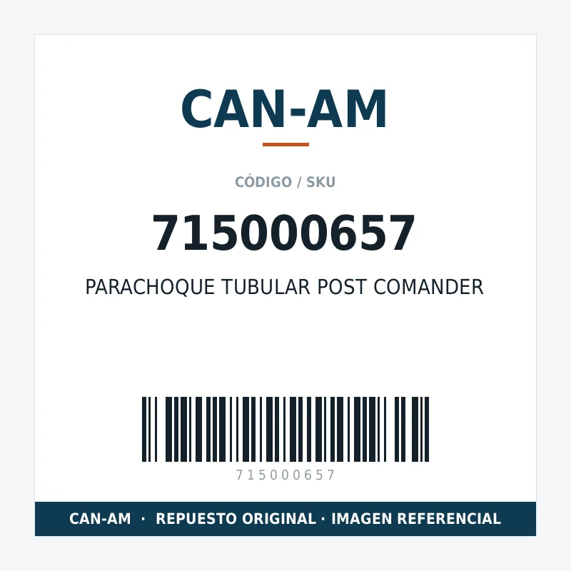 PARACHOQUE TUBULAR POST COMANDER CAN-AM 715000657
