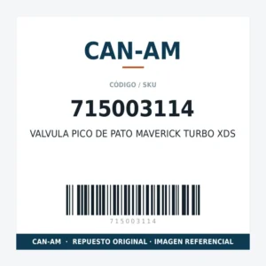 VALVULA PICO DE PATO MAVERICK TURBO XDS CAN-AM 715003114