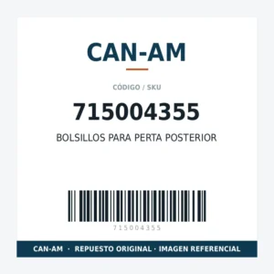 BOLSILLOS PARA PERTA POSTERIOR CAN-AM 715004355