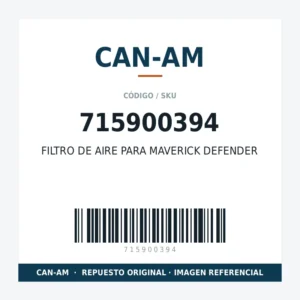 FILTRO DE AIRE PARA MAVERICK DEFENDER CAN-AM 715900394