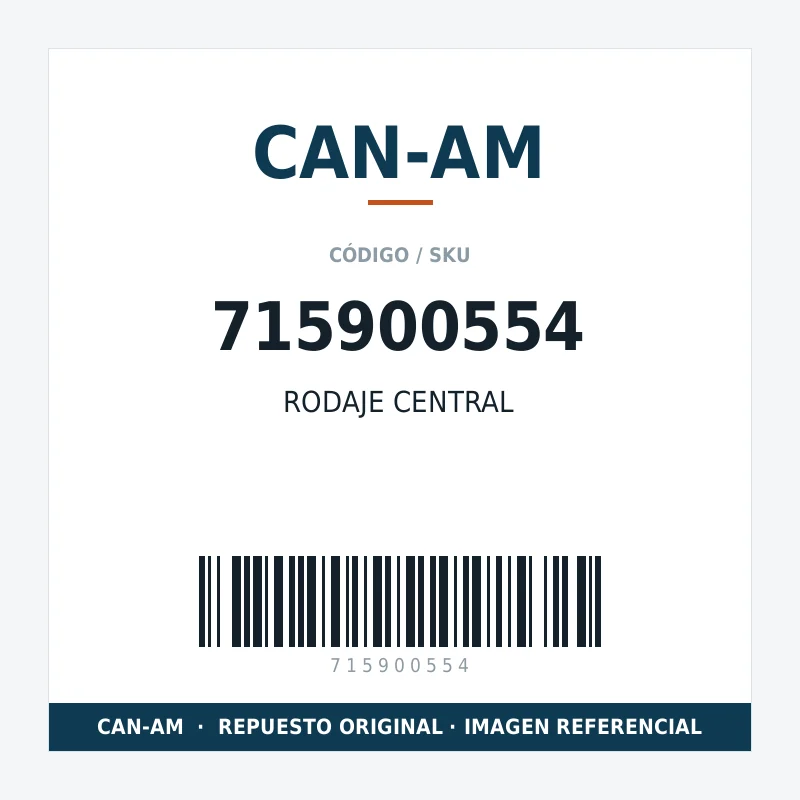 RODAJE CENTRAL CAN-AM 715900554
