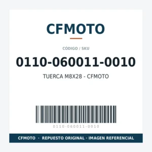 TUERCA M8X28 - CFMOTO CFMOTO 0110-060011-0010