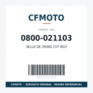 SELLO DE ORING CVT NO3 CFMOTO 0800-021103