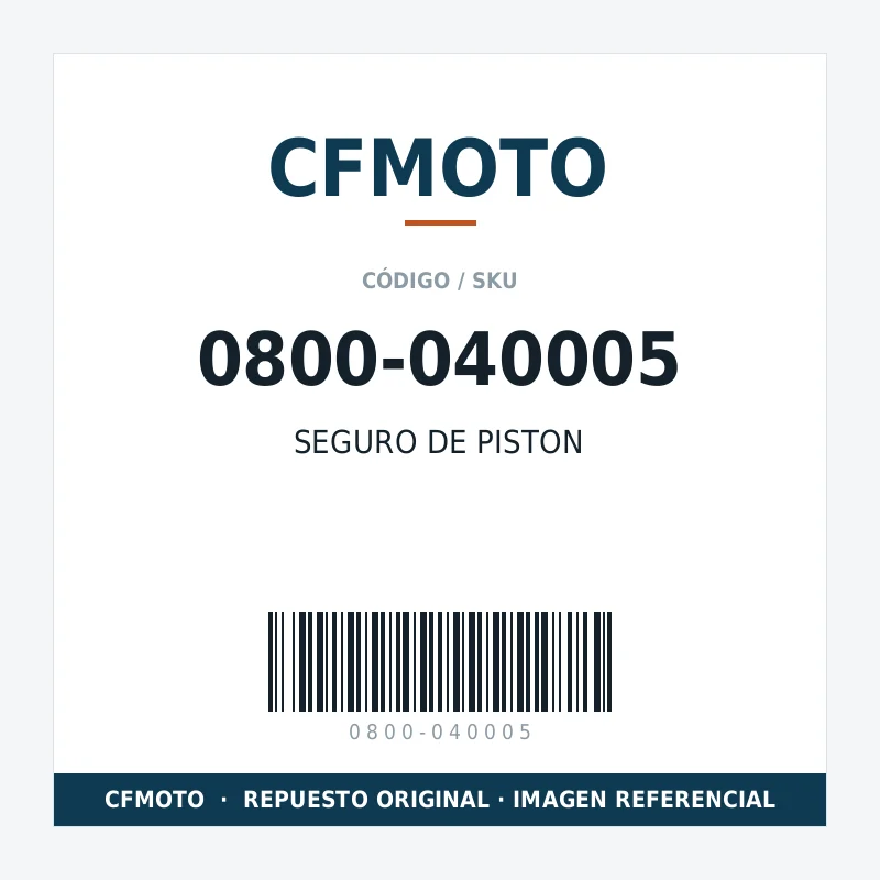 SEGURO DE PISTON CFMOTO 0800-040005