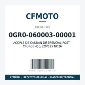 ACOPLE DE CARDAN DIFERENCIAL POST - CFORCE 450/520/625 NO26 CFMOTO 0GR0-060003-00001