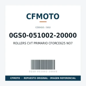 ROLLERS CVT PRIMARIO CFORCE625 NO7 CFMOTO 0GS0-051002-20000