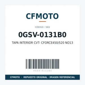 TAPA INTERIOR CVT- CFORCE450/520 NO13 CFMOTO 0GSV-0131B0