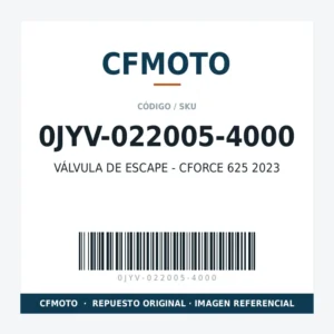 VÁLVULA DE ESCAPE - CFORCE 625 2023 CFMOTO 0JYV-022005-4000
