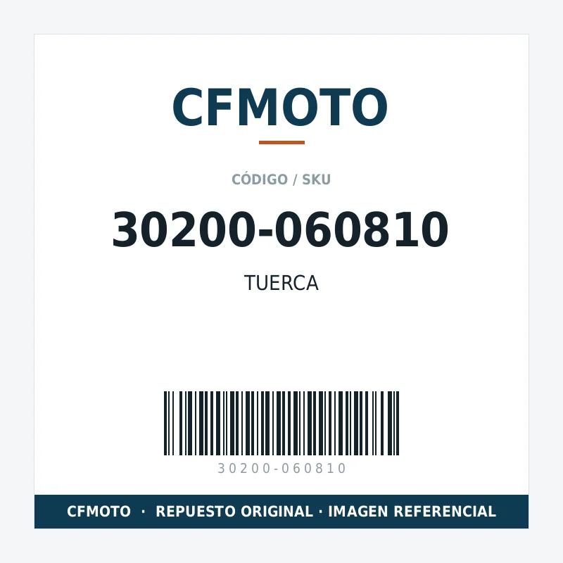 TUERCA CFMOTO 30200-060810