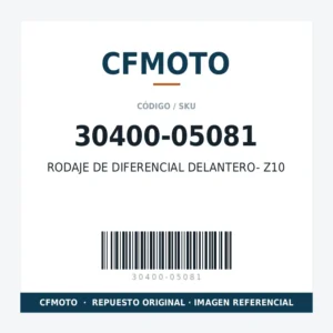 RODAJE DE DIFERENCIAL DELANTERO- Z10 CFMOTO 30400-05081