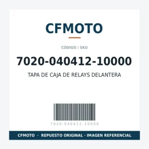 TAPA DE CAJA DE RELAYS DELANTERA CFMOTO 7020-040412-10000