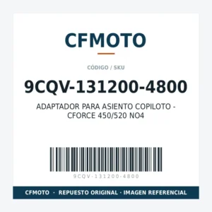 ADAPTADOR PARA ASIENTO COPILOTO - CFORCE 450/520 NO4 CFMOTO 9CQV-131200-4800