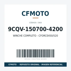 WINCHE COMPLETO - CFORCE450/520 CFMOTO 9CQV-150700-4200