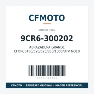 ABRAZADERA GRANDE CFORCE450/520/625/850/1000/UTV NO18 CFMOTO 9CR6-300202