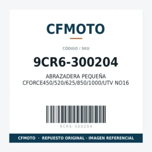 ABRAZADERA PEQUEÑA CFORCE450/520/625/850/1000/UTV NO16 CFMOTO 9CR6-300204