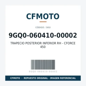 TRAPECIO POSTERIOR INFERIOR RH - CFORCE 450 CFMOTO 9GQ0-060410-00002