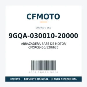 ABRAZADERA BASE DE MOTOR CFORCE450/520/625 CFMOTO 9GQA-030010-20000