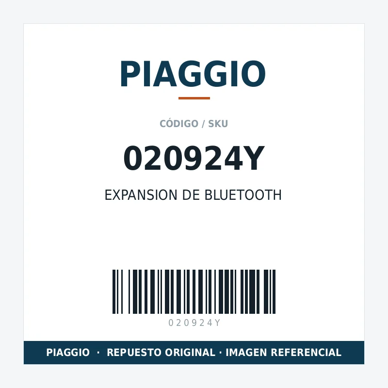 EXPANSION DE BLUETOOTH PIAGGIO 020924Y