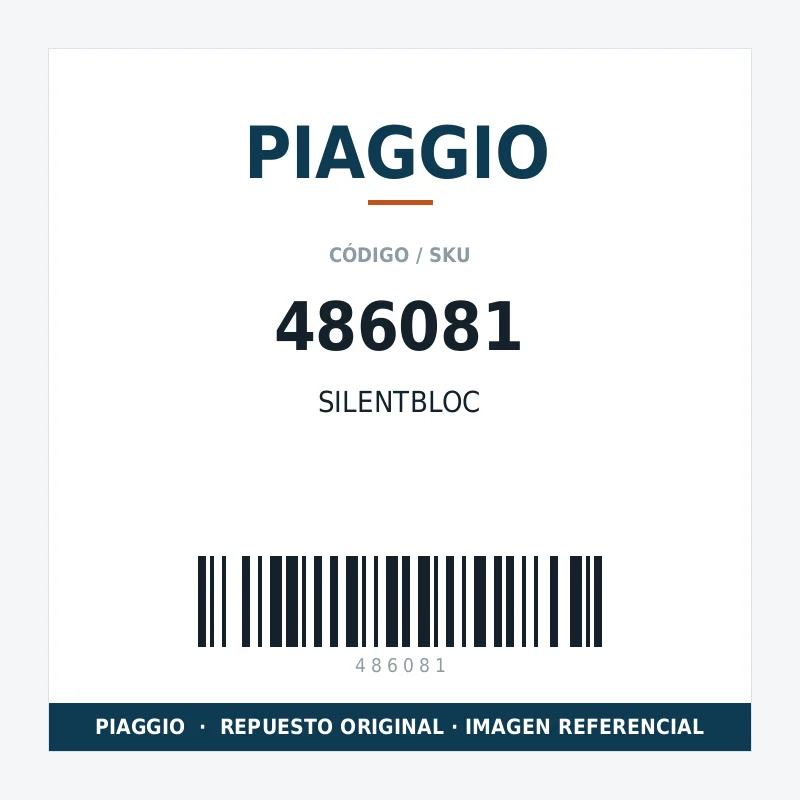 SILENTBLOC PIAGGIO 486081