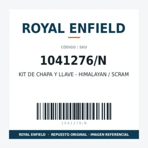 KIT DE CHAPA Y LLAVE - HIMALAYAN / SCRAM ROYAL ENFIELD 1041276/N