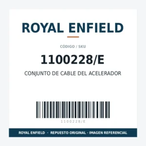 CONJUNTO DE CABLE DEL ACELERADOR ROYAL ENFIELD 1100228/E