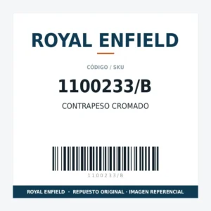 CONTRAPESO CROMADO ROYAL ENFIELD 1100233/B