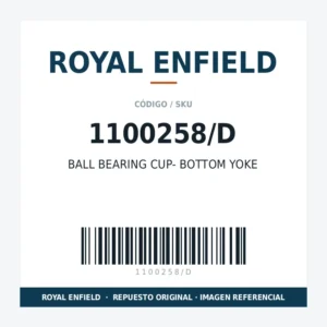 BALL BEARING CUP- BOTTOM YOKE ROYAL ENFIELD 1100258/D