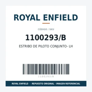 ESTRIBO DE PILOTO CONJUNTO- LH ROYAL ENFIELD 1100293/B