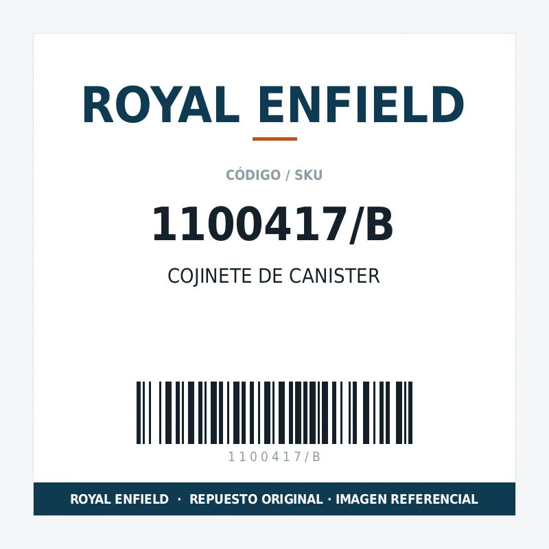 COJINETE DE CANISTER ROYAL ENFIELD 1100417/B