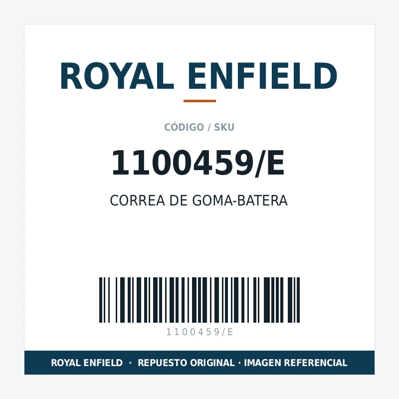CORREA DE GOMA-BATERA ROYAL ENFIELD 1100459/E