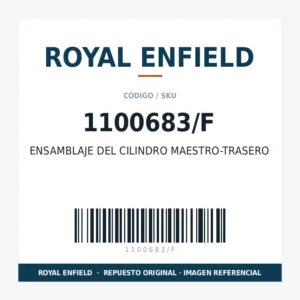 ENSAMBLAJE DEL CILINDRO MAESTRO-TRASERO ROYAL ENFIELD 1100683/F