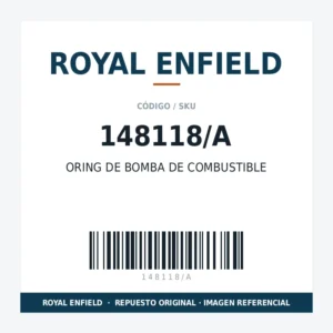 ORING DE BOMBA DE COMBUSTIBLE ROYAL ENFIELD 148118/A