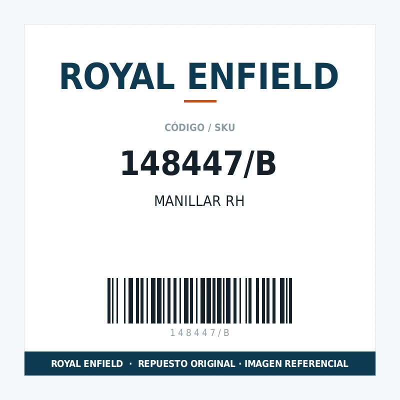 MANILLAR RH ROYAL ENFIELD 148447/B