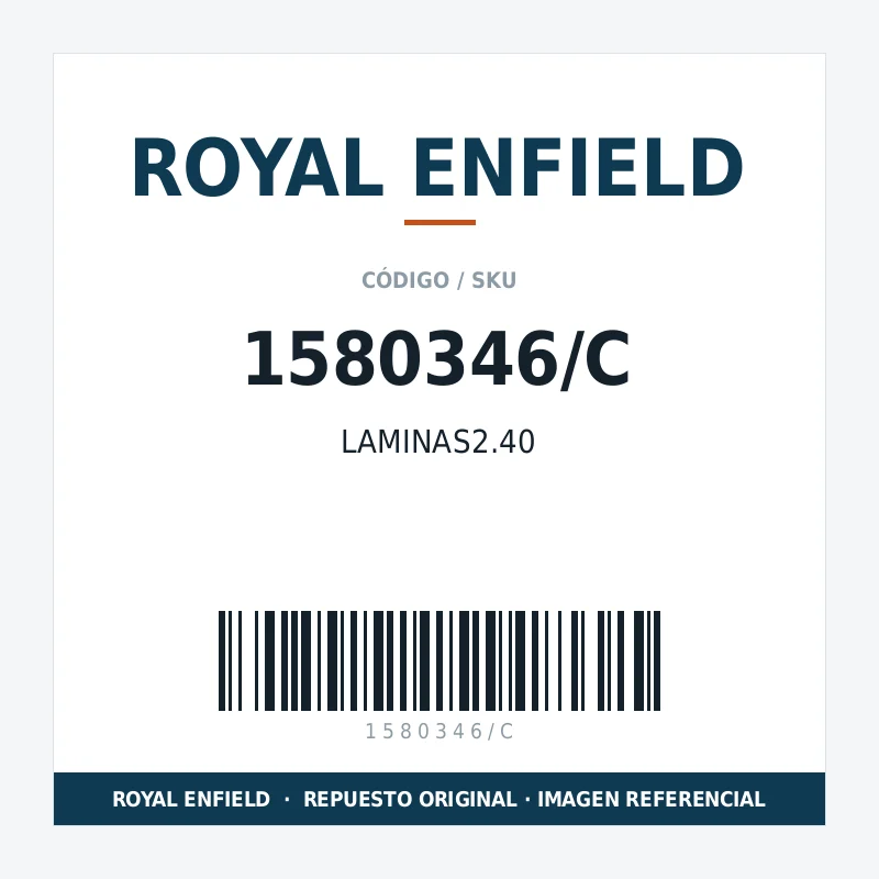 LAMINAS2.40 ROYAL ENFIELD 1580346/C