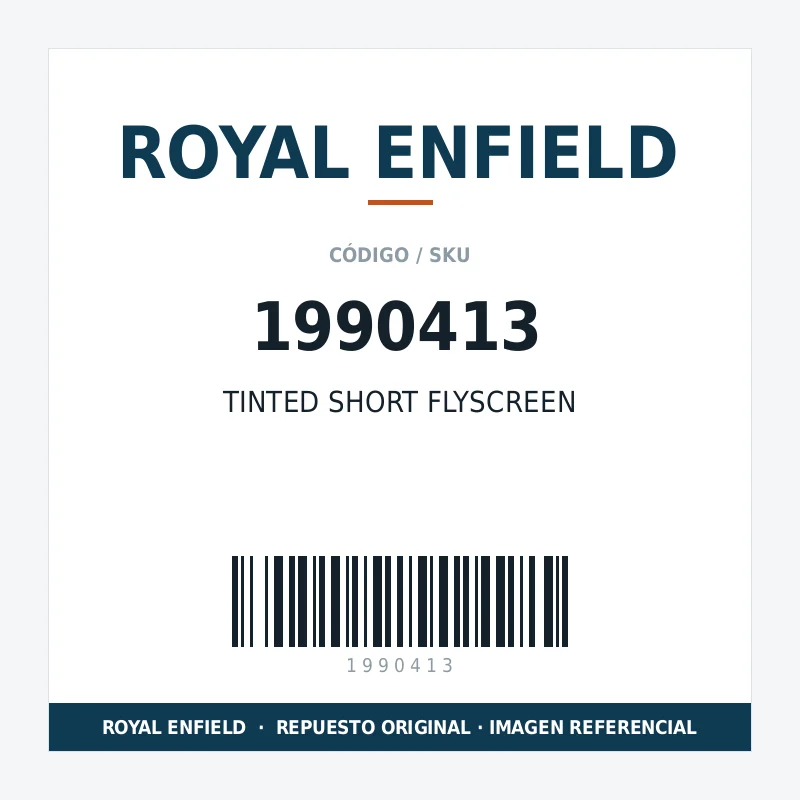 TINTED SHORT FLYSCREEN ROYAL ENFIELD 1990413