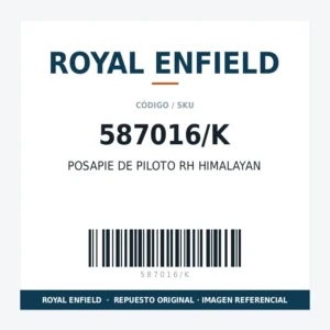 POSAPIE DE PILOTO RH HIMALAYAN ROYAL ENFIELD 587016/K