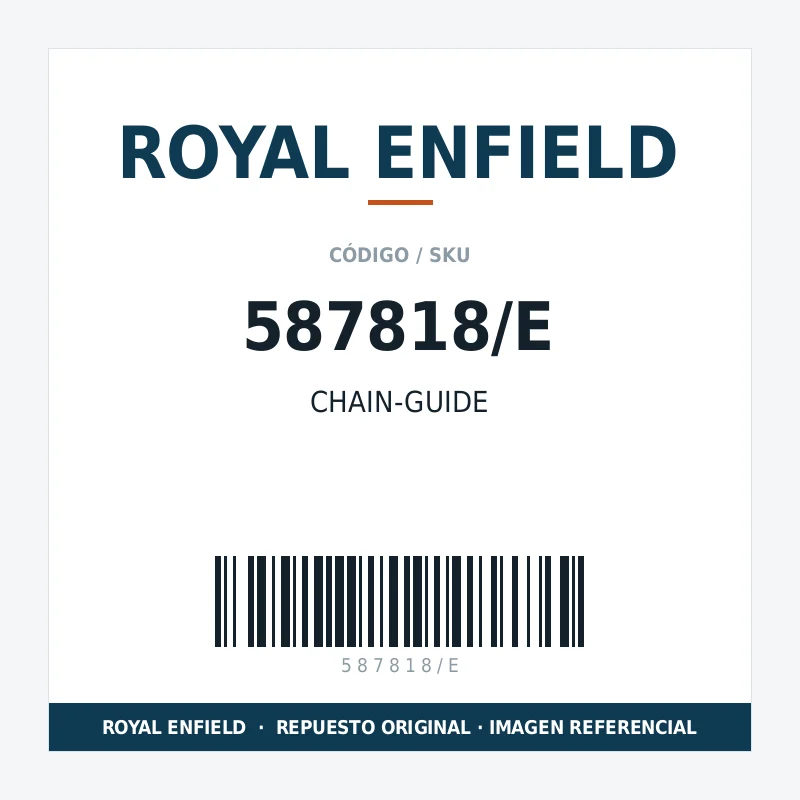 CHAIN-GUIDE ROYAL ENFIELD 587818/E